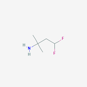 4,4-Difluoro-2-methylbutan-2-amine