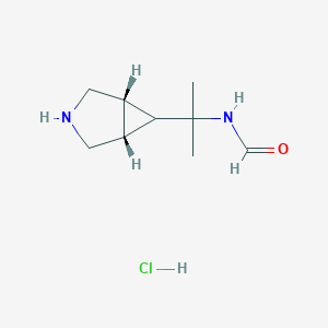 Rel-N-(2-((1R,5S,6r)-3-azabicyclo[3.1.0]hexan-6-yl)propan-2-yl)formamide hydrochloride