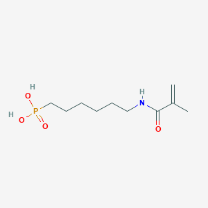 molecular formula C10H20NO4P B12978783 (6-Methacrylamidohexyl)phosphonic acid 