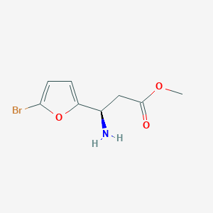 (R)-Methyl 3-amino-3-(5-bromofuran-2-yl)propanoate