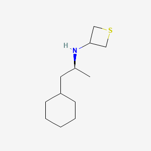 (S)-N-(1-Cyclohexylpropan-2-yl)thietan-3-amine