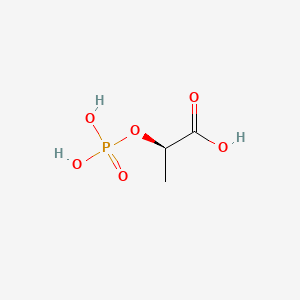 molecular formula C3H7O6P B12978857 (2R)-2-phosphonooxypropanoic acid CAS No. 28238-06-4