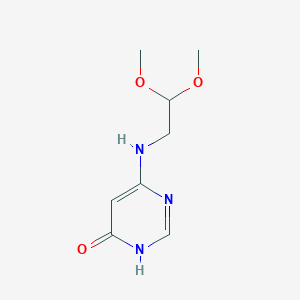 6-((2,2-Dimethoxyethyl)amino)pyrimidin-4-ol