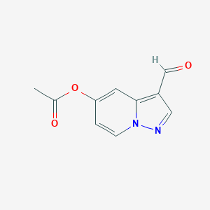 3-Formylpyrazolo[1,5-a]pyridin-5-yl acetate