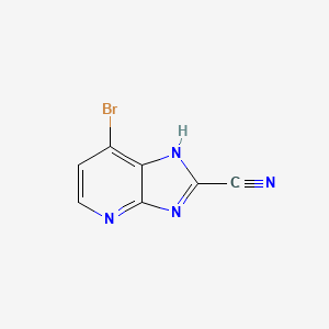 7-Bromo-3H-imidazo[4,5-b]pyridine-2-carbonitrile