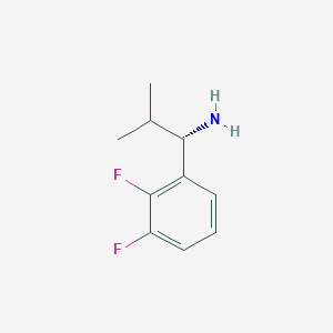 (S)-1-(2,3-Difluorophenyl)-2-methylpropan-1-amine