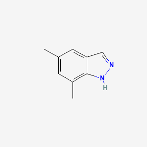 molecular formula C9H10N2 B1297897 5,7-Dimethyl-1H-indazole CAS No. 43067-41-0