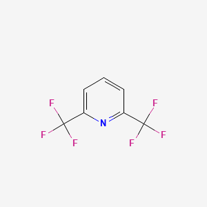 molecular formula C7H3F6N B1297899 2,6-Bis(trifluoromethyl)pyridine CAS No. 455-00-5