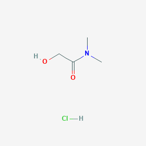 molecular formula C4H10ClNO2 B12979047 2-Hydroxy-N,N-dimethylacetamide hydrochloride 