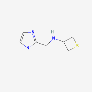 N-((1-Methyl-1H-imidazol-2-yl)methyl)thietan-3-amine