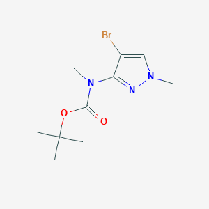 tert-Butyl (4-bromo-1-methyl-1H-pyrazol-3-yl)(methyl)carbamate