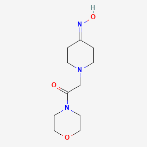 2-(4-(Hydroxyimino)piperidin-1-yl)-1-morpholinoethan-1-one