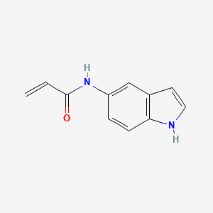 molecular formula C11H10N2O B12979110 N-(1H-Indol-5-yl)acrylamide 