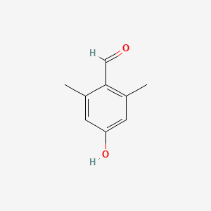 molecular formula C9H10O2 B1297913 2,6-Dimethyl-4-hydroxybenzaldehyde CAS No. 70547-87-4