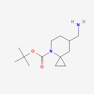 molecular formula C13H24N2O2 B12979133 tert-Butyl 7-(aminomethyl)-4-azaspiro[2.5]octane-4-carboxylate 