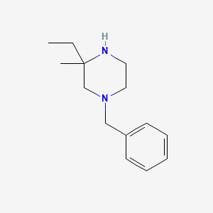 1-Benzyl-3-ethyl-3-methylpiperazine