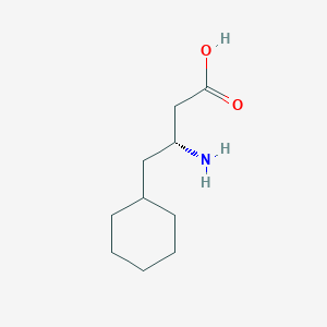 molecular formula C10H19NO2 B12979163 (R)-3-Amino-4-cyclohexylbutanoic acid 