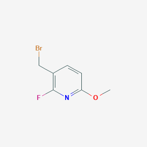 3-(Bromomethyl)-2-fluoro-6-methoxypyridine