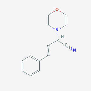 2-Morpholino-4-phenyl-3-butenenitrile