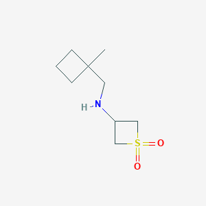 3-(((1-Methylcyclobutyl)methyl)amino)thietane 1,1-dioxide