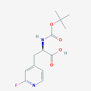 (R)-2-((tert-Butoxycarbonyl)amino)-3-(2-fluoropyridin-4-yl)propanoic acid