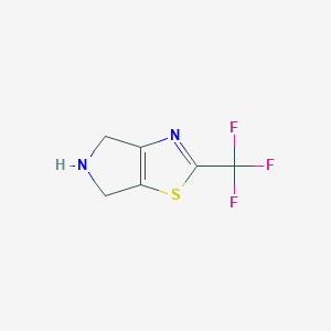 2-(Trifluoromethyl)-5,6-dihydro-4H-pyrrolo[3,4-d]thiazole