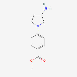 Methyl 4-(3-aminopyrrolidin-1-yl)benzoate