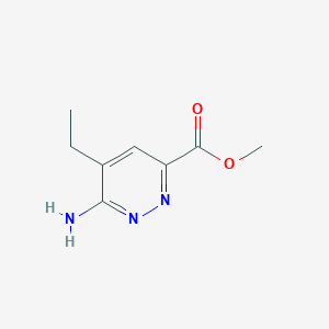 Methyl 6-amino-5-ethylpyridazine-3-carboxylate