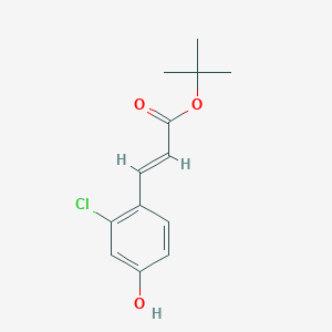 tert-Butyl (E)-3-(2-chloro-4-hydroxyphenyl)acrylate