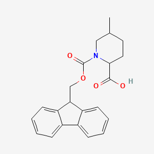 1-(((9H-Fluoren-9-yl)methoxy)carbonyl)-5-methylpiperidine-2-carboxylic acid