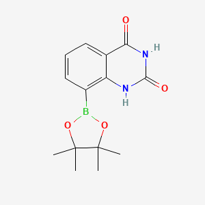 8-(4,4,5,5-Tetramethyl-1,3,2-dioxaborolan-2-yl)quinazoline-2,4(1H,3H)-dione