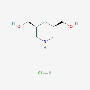 rel-((3R,5R)-Piperidine-3,5-diyl)dimethanol hydrochloride