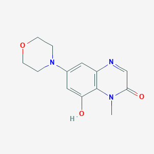 8-Hydroxy-1-methyl-6-morpholinoquinoxalin-2(1H)-one