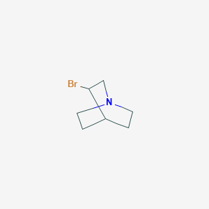 molecular formula C7H12BrN B12979407 3-Bromo-1-azabicyclo[2.2.2]octane 