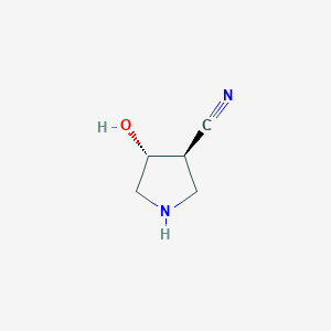 Rel-(3R,4R)-4-hydroxypyrrolidine-3-carbonitrile