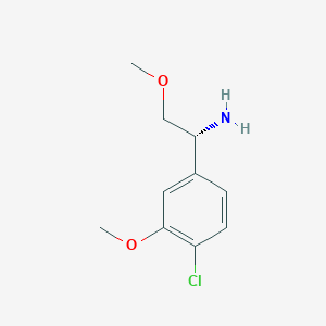 (R)-1-(4-Chloro-3-methoxyphenyl)-2-methoxyethanamine