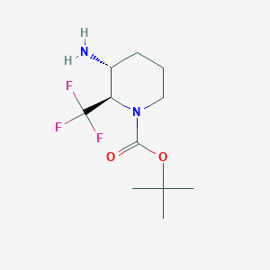 tert-Butyl (2R,3R)-3-amino-2-(trifluoromethyl)piperidine-1-carboxylate