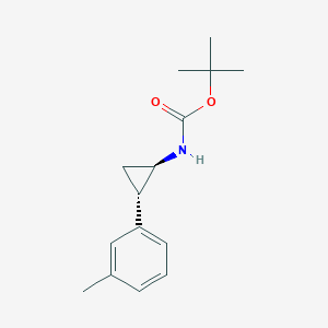 Rel-tert-butyl ((1R,2S)-2-(m-tolyl)cyclopropyl)carbamate