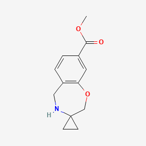 Methyl 4,5-dihydro-2H-spiro[benzo[f][1,4]oxazepine-3,1'-cyclopropane]-8-carboxylate