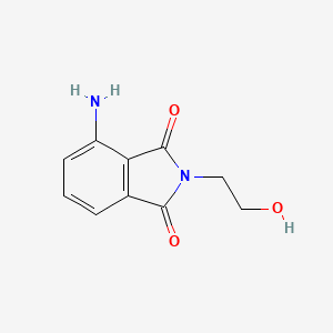 molecular formula C10H10N2O3 B1297957 4-氨基-2-(2-羟基-乙基)-异吲哚-1,3-二酮 CAS No. 26215-17-8