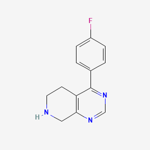 4-(4-Fluorophenyl)-5,6,7,8-tetrahydropyrido[3,4-d]pyrimidine