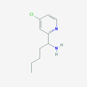 1-(4-Chloropyridin-2-yl)pentan-1-amine