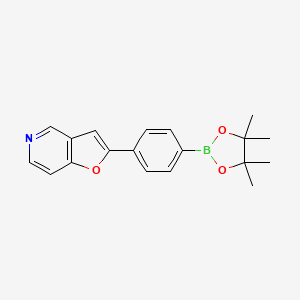 2-(4-(4,4,5,5-Tetramethyl-1,3,2-dioxaborolan-2-yl)phenyl)furo[3,2-c]pyridine