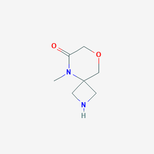 5-Methyl-8-oxa-2,5-diazaspiro[3.5]nonan-6-one