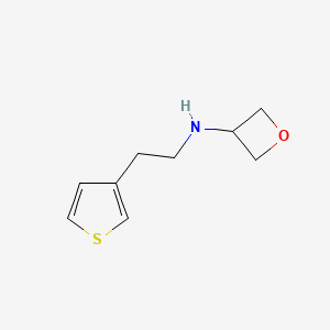 N-(2-(Thiophen-3-yl)ethyl)oxetan-3-amine