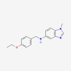 molecular formula C17H19N3O B1297967 (4-Ethoxy-benzyl)-(1-methyl-1H-benzoimidazol-5-yl)-amine CAS No. 337925-63-0