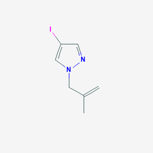 molecular formula C7H9IN2 B12979673 4-Iodo-1-(2-methylallyl)-1H-pyrazole 