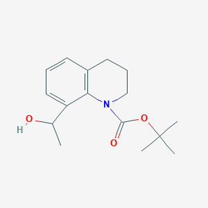 tert-Butyl 8-(1-hydroxyethyl)-3,4-dihydroquinoline-1(2H)-carboxylate