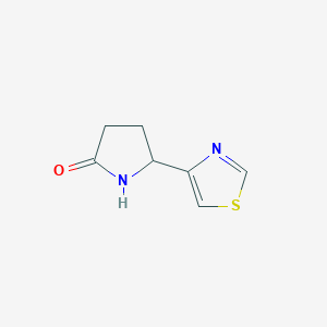 5-(Thiazol-4-yl)pyrrolidin-2-one