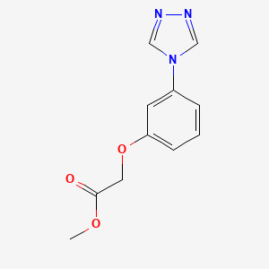 Methyl 2-(3-(4H-1,2,4-triazol-4-yl)phenoxy)acetate